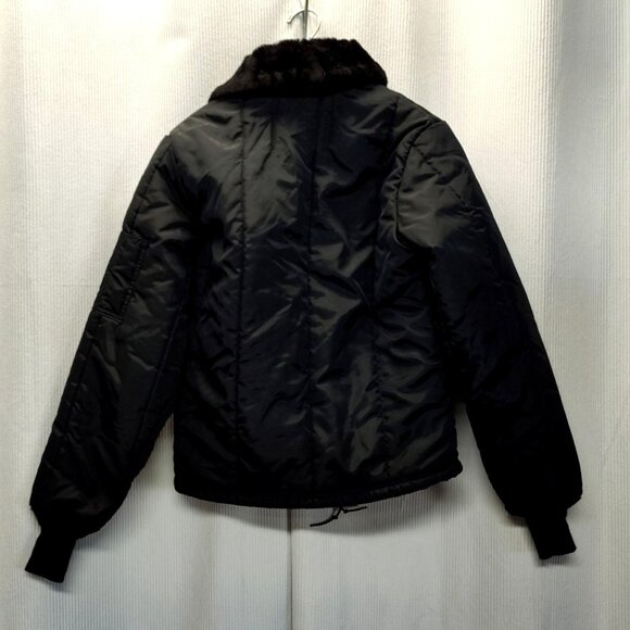 RefrigiWear Insulated Bomber Jacket Full Zip Ribbed Cuffs & Waist Men Small USA - Picture 8 of 13